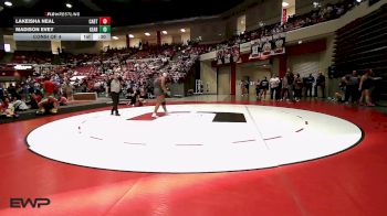 190 lbs Consi Of 4 - Lakeisha Neal, Cabot vs MADISON EVEY, Geary Bison