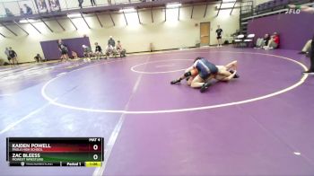 120 lbs Quarterfinal - Zac Bleess, MoWest Wrestling vs Kaiden Powell, Paola High School