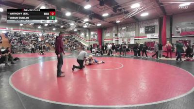 132 lbs Cons. Round 4 - Josue Guillen, Victor Valley vs Anthony Leal, San Marcos