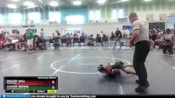 48 lbs 5th Place Match - Amazin` Hall, Roundtree vs Cooper Brown, Icon Wrestling Club