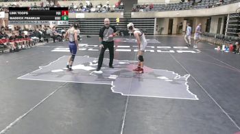 139 lbs Quarterfinals (8 Team) - Maddox Franklin, Hononegah, IL vs Link Toops, Pierz, MN