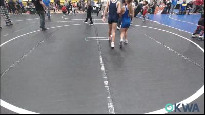 43-46 lbs Consi Of 4 - Edith Shimonek, Pawhuska Elks Takedown vs Jameyah-Rose Lewis, Midwest City Bombers Youth Wrestling Club
