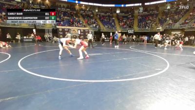 118 lbs Consy 4 - Carly Bair, Bellefonte vs Genevieve Carpenter, Exeter Twp.