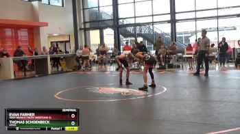 J-6 lbs Semifinal - Thomas Schoenbeck, LMWC vs Evan Farmer, West Branch Youth Wrestling Cl