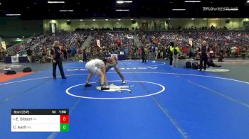 Match - Erik Gibson, Pa vs Cayden Auch, Mo