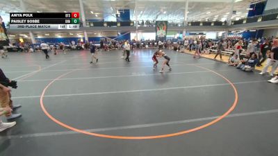 107 lbs 3rd Place Match - Aniya Polk, Unattached vs Paisley Sosbe, Unattached