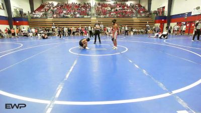 86 lbs Consi Of 8 #2 - Jayce Wellons, Tulsa Union vs Jesston Taitingfong, Muskogee
