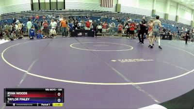 138 lbs Champ. Round 2 - Ryan Woods, MI vs Taylor Finley, IL