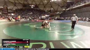 3A 138 lbs Cons. Round 3 - Cameron O`Neill, Stanwood vs Cooper Flowers, Eastside Catholic