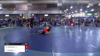 110 lbs Quarters - Reanah Utterback, Sebolt Wrestling Academy vs Jaydin Cuevas, Colorado