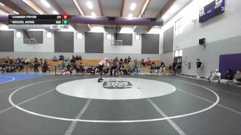 Boys 287 lbs Quarterfinal - Conner Fryer, Las Plumas Boys vs Miguel Avina, Gridley Boys