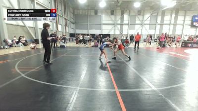 102 lbs 1st Place Match - Sophia Rodriguez, Victory Wrestling-Central WA vs Penelope Soto, Dominate Club Wrestling