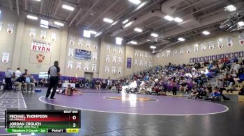 175 lbs Cons. Round 6 - Jordan Crouch, Pope Saint John Paul II vs Michael Thompson, Collierville