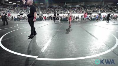 67 lbs Round Of 16 - Emersyn Carlton, Duncan Demon Wrestling vs Koen King, Team Tulsa Wrestling Club