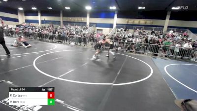 190 lbs Round Of 64 - Fernando Cortez, Brighton WC vs Vincent Kerr, Bear Academy