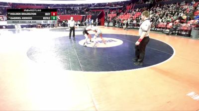 1A 150 lbs Cons. Round 2 - Holden Brazelton, Tolono (Unity) vs Gabriel Kiddoo, Westville