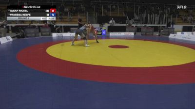 68kg Round 1 - Aleah Nickel, Edmonton Wrestling Club vs Vanessa Keefe, Brock WC