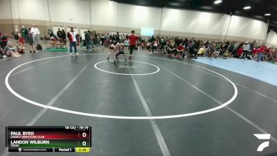 78-79 lbs Round 1 - Paul Byrd, Legacy Wrestling Club vs Landon Wilburn, Texas