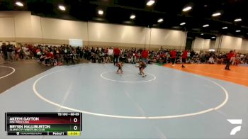 68-69 lbs Round 1 - Brysin Halliburton, Alamo City Wrestling Club vs Akeem Gayton, Rise Wrestling