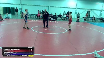 136 lbs Round 1 (8 Team) - Dakota Anderson, Washington vs Sigmar Solaas, Texas Gold