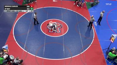 157 lbs Round Of 16 - Merrick Sarles, Canon McMillan vs Jp May, Nazareth