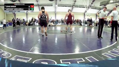 285 lbs Cons. Round 3 - John Duran, Gannon University vs Anthony Gencarelli, West Liberty
