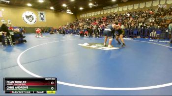 285 lbs Champ. Round 2 - Chris Andrews, Bakersfield Christian vs Chad Troxler, Liberty (Bakersfield)