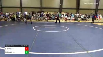 105 lbs Quarterfinal - Landon Griffin, Team Hammer House vs Mihai Necula, Level Up