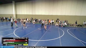 150 lbs Cons. Round 3 - Justyce Spencer, Alta vs Logan McNally, Wasatch