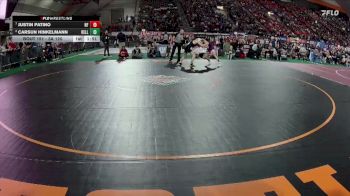 3A 120 lbs Quarterfinal - Justin Patino, North Fremont vs Carsun Hinkelmann, Kellogg