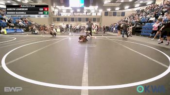 49 lbs Rr Rnd 1 - Adelyn Lonebear, Clinton Youth Wrestling vs Jensen Bagwell, Cowboy Wrestling Club
