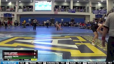 150 lbs Cons. Round 5 - Isaac Leppert, LIMA CENTRAL CATHOLIC vs Graiden Troth, WAYNE TRACE