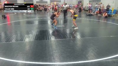111 lbs Round 3 (6 Team) - Braxton Brown, Captial City WC vs Collin Kirk, Cleveland