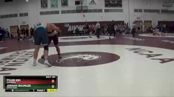 285 lbs Semifinal - Tyler Kim, Augsburg vs Jordan Baumler, Upper Iowa