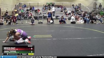 82 lbs Round 1 (4 Team) - Owen Thomas, Untouchables-Olympia vs Brydyn Riley, Contenders WA Blue