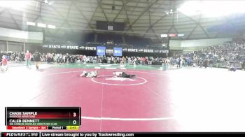 86 lbs Quarterfinal - Chase Sample, Maddogs Wrestling vs Caleb Bennett, Gig Harbor Grizzlies Wrestling Club