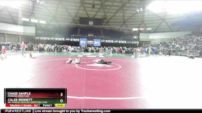 86 lbs Quarterfinal - Chase Sample, Maddogs Wrestling vs Caleb Bennett, Gig Harbor Grizzlies Wrestling Club