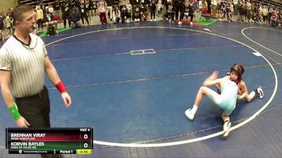 87 lbs Champ. Round 1 - Brennan Viray, Pride Wrestling vs Korvin Bayles, Sons Of Atlas WC