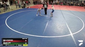 102 lbs Quarterfinal - Brant Cox, Barnesville vs Rex Ayshford, K-M