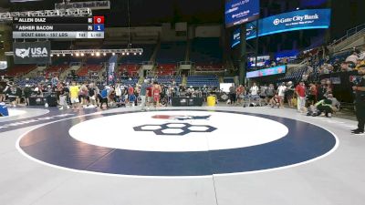 157 lbs Quarters - Allen Diaz, Nebraska vs Asher Bacon, Pennsylvania