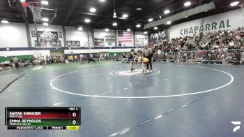 120 lbs Cons. Semi - Emma Reynolds, Temecula Valley vs Samah Shrader, Great Oak