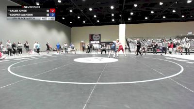 126 lbs 5th Place Match - Caleb Jones, OK vs Cooper Jackson, OK