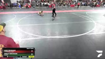 66 lbs Champ. Round 1 - Drew Erickson, Cadott vs Jase DeGrave, Luxemburg-Casco