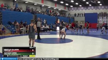 126 lbs Round 2 (4 Team) - Bentley Ellison, Cleveland vs Nathan Cates, Woodland, Cartersville