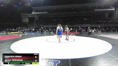 235 lbs Champ. Round 1 - Gemma Templeman, Rocklin vs Francisca Moran, Edison