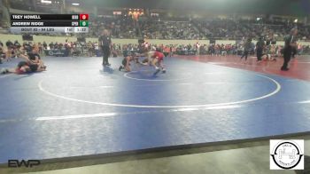 94 lbs Quarterfinal - Trey Howell, Bixby vs Andrew Ridge, Sperry Wrestling Club