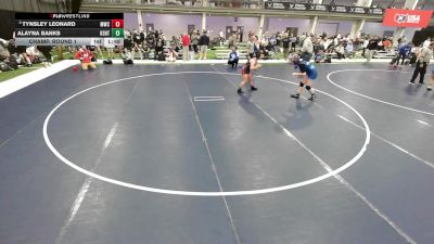 16U Girls - 170 lbs Champ. Round 1 - Tynsley Leonard, Maize Wrestling Club vs Alayna Banks, Kentucky