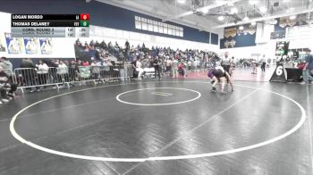 120 lbs Cons. Round 3 - Logan Moreo, Los Alamitos vs Thomas Delaney, Valencia (Valencia)