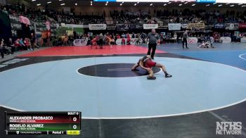 112 lbs Cons. Round 2 - ALEXANDER PROBASCO, Wasilla High School vs Rogelio Alvarez, Wasilla High School