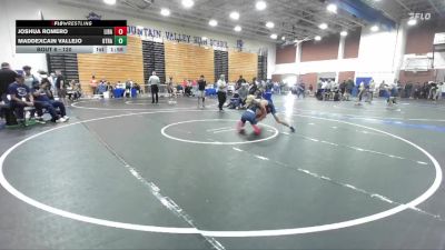 120 lbs Champ. Round 1 - Maddexcain Vallejo, Otay Ranch vs Joshua Romero, Liberty (Bakersfield)